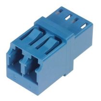 L-com Fiber Coupler LC/LC - Duplex Bronze Sleeve - Low Profile - No Flange