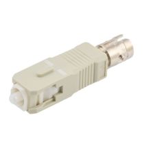 SC Male to ST Female Multimode Hybrid Fiber Adapter