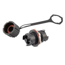 IP68 SC/PC Inline Coupler - SMF/MMF - w/Dust Cap