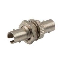 Fiber Optic Economy Coupler, ST/APC, Simplex SMF, Zinc alloy body, Ceramic sleeve, Round thru-hole mount