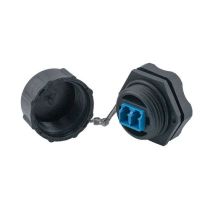 Waterproof LC Adapter, Duplex Single Mode