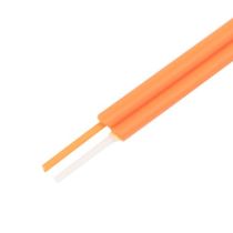 L-Com Round Duplex Optical Cable, 62.5/125 OM1, Riser Rated, 2.0mm, Per Meter