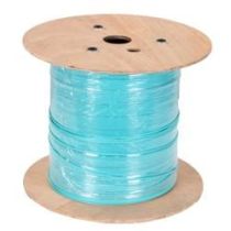 L-com Round Duplex Optical Cable, 50/125 10GB OM3, LSZH Rated, 2.0mm, 500 Meters