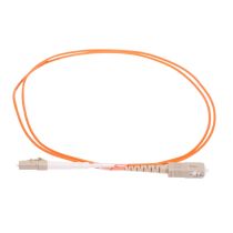 LC/SC 62.5/125 Multimode Simplex Fiber Patch Cable - Plenum - OM1 - x Meter