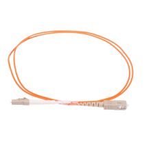 LC/ST 62.5/125 Multimode Simplex Fiber Patch Cable - Plenum - OM1 - x Meter