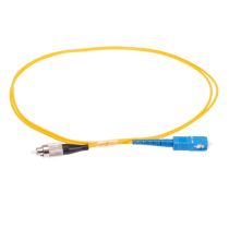 FC/SC 9/125 Singlemode Simplex Fiber Patch Cable - Plenum - OS1 - x Meter