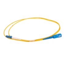LC/SC 9/125 Singlemode Simplex Fiber Patch Cable - Plenum - OS1 - x Meter