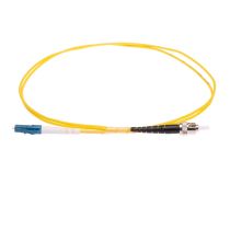 LC/ST 9/125 Singlemode Simplex Fiber Patch Cable - OS1 - x Meter