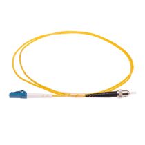 LC/ST 9/125 Singlemode Simplex Fiber Patch Cable - Plenum - OS1 - x Meter