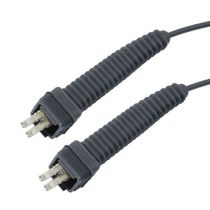 Fiber Optic Outdoor patch cable, Duplex MMF(OM3), NSN Flexible boot LC/PC to NSN Flexible boot LC/PC with 4.8mm LSZH Jacket