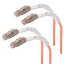 L-com Bend Insensitive Fiber Cable - Flex Boot - Multimode OM2 50/125 - LC/LC