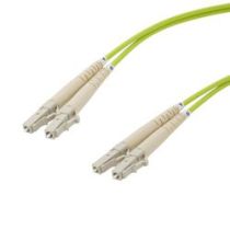 OM5 50/125 Multimode Fiber Cable, Duplex LC-LC, LSZH Zipcord Jacket