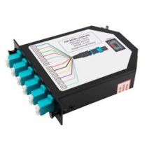 1 MTP Male (12 fiber) to 6 Duplex LC Connectors LGX Fan-out Cassette, OM3 Multimode