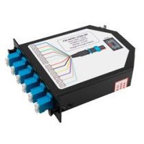 1 MTP Male (12 fiber) to 6 Duplex LC Connectors LGX Fan-out Cassette, Single Mode OS2