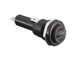 32 x 6.3mm Screwdriver Release UL94V-0 rated Glass Filled Nylon Fuse Holder, PC2 Degree Of Protection, 4.8 series Tabs Termination