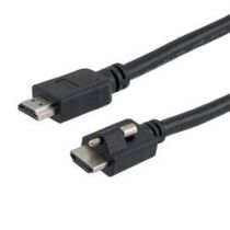 L-com HDMI 2.1, Male Top Screw to HDMI Male Non Screw