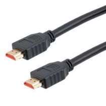 L-com Secured Connect Premium High Speed Gripping HDMI Cable, Supports 4K60Hz, Male to Male, PVC, Black, 1M