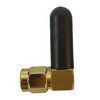 L-com 2.4 GHz 0 dBi Rubber Duck STUB Antenna - RIGID 90° RP-SMA Plug