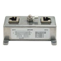 L-com Indoor 10/100 Base-T Shielded CAT5 Lightning Surge Protector