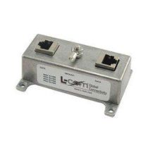 L-com Indoor 10/100/1000 Base-T CAT6 Gas Tube Lightning Protector - RJ45 Jacks