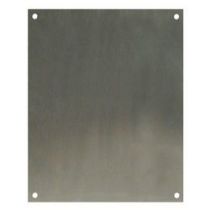 Blank Aluminum Mounting Plate for 10x08 Series Enclosures