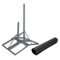 L-Com Non-Penetrating Peak Roof Mount 60-inch Mast, 34-inch