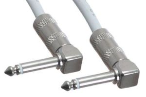 Hosa Guitar Patch Cable - 1/4 Mono Right Angle - Male to Male 