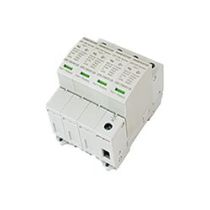 ShowMeCables AC Surge Protector SPD I2R-75K DIN-Rail 347/600 Vac 3-Phase Wye + CM MOV 75 kA, UL 1449 4th Ed. Type 1 and Type 2, TAA