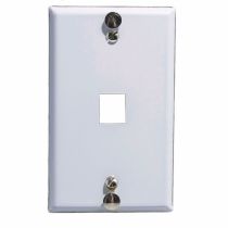 ICC Phone Mount Keystone Wall Plate - Single Gang - 1 Port