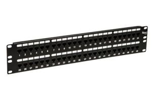 ICC Cat6 Feed-Thru Patch Panel - 48 Port