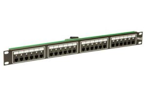 ICC Telco Male Patch Panel - RJ11 - 6P2C - 1 RU - 24 Port