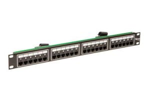 ICC Telco Male VOIP Patch Panel - RJ45 - 8P4C - 1 RU - 24 Port