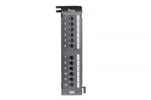 ICC Vertical USOC Patch Panel - RJ12 - 6P6C - 12 Port