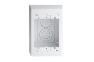 Panduit Mounting Box - Single Gang - White