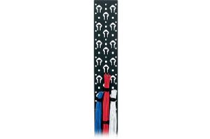 40 Space Lace Strip w/Tie Posts, 4.75 Inch Wide