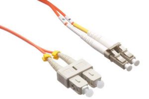 LC/SC 50/125 Multimode Duplex Plenum Fiber Patch Cable - OM2
