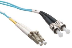 LC/ST 10GB Laser Optimized Multimode Fiber Patch Cable - OM3