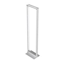 L-com 45U Aluminum 2-Post Open Frame RAL9003 -Signal White