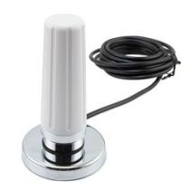 L-com 617-7125MHZ 3dBi Omni Antenna with NMO, White, N-Female Connector