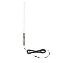 L-com  698-2700 MHz Omni Antenna 6.5 dBi, Vehicle 5.5 mm Spring, 14.75 FT RG58 FME Male  28.75 in White