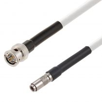 L-Com BNC M to 1.0/2.3 M Using White Belden 1694A