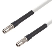 L-Com 1.0/2.3 M to 1.0/2.3 M Using White Belden 1694A