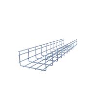 L-com Wire Mesh Cable Tray 8"D x 4"H x 10ft. 5pk