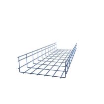 L-com Wire Mesh Cable Tray 12"D x 4"H x 10ft. 4pk