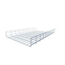 L-com Wire Mesh Cable Tray 24"D x 4"H x 10ft. 2pk