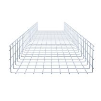 L-com Wire Mesh Cable Tray 18"D x 6"H x 10ft. 2pk
