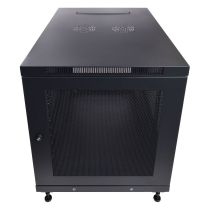 ShowMeCables 12U Mid Depth 33 inch (840mm) Networking Cabinet (Black) - Assembled