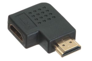 HDMI Male to HDMI Female Left Angle Adapter