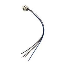 ShowMeCables M12 Sensor 5 Pin B Code Female Receptacle, IP68 IP69K Rated, 60V, 4A, PG9 Rear Panel Mount Style with 22AWG UL1061 PVC 0.2M Leads