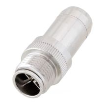 L-com M12 8 Pole X-code Mold Connector - Male - Shielded